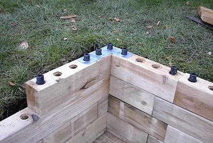 WoodblocX Raised Beds